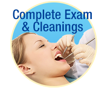 Complete Exam & Cleanings